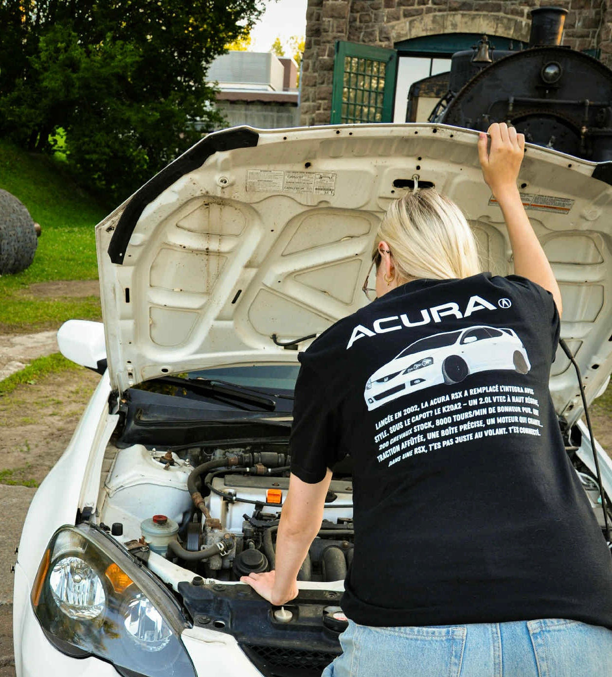 T-shirt Acura Rsx et Nissan Silvia s14