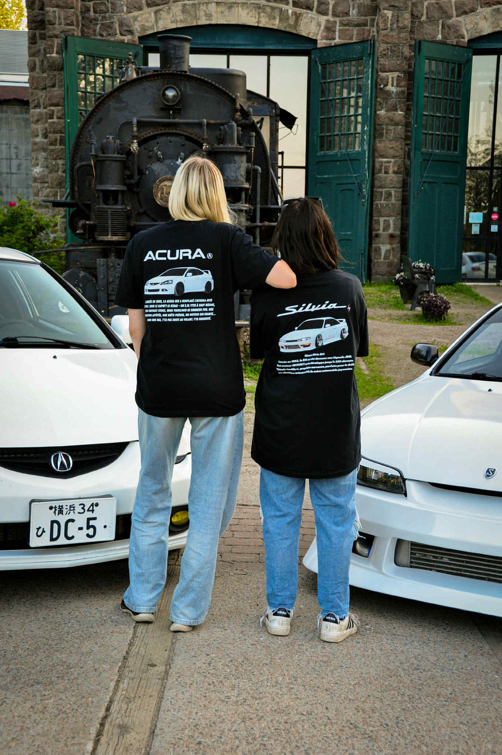T-shirt Acura Rsx et Nissan Silvia s14